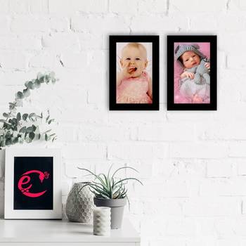 eCraftIndia Memory Wall Collage Photo Frame - Set of 2 Photo Frames for 2 Photos of 4"x6" 2