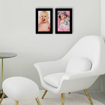 eCraftIndia Memory Wall Collage Photo Frame - Set of 2 Photo Frames for 2 Photos of 4"x6" 3
