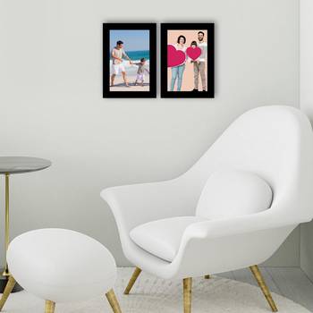 eCraftIndia Memory Wall Collage Photo Frame - Set of 2 Photo Frames for 2 Photos of 5"x7" 3