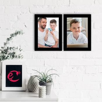 eCraftIndia Memory Wall Collage Photo Frame - Set of 2 Photo Frames for 2 Photos of 6"x8" 2