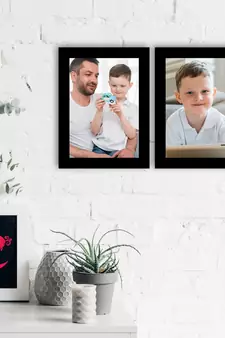 eCraftIndia Memory Wall Collage Photo Frame - Set of 2 Photo Frames for 2 Photos of 6"x8"