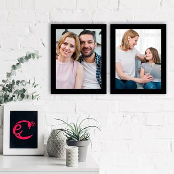 eCraftIndia Memory Wall Collage Photo Frame - Set of 2 Photo Frames for 2 Photos of 8"x10" 2