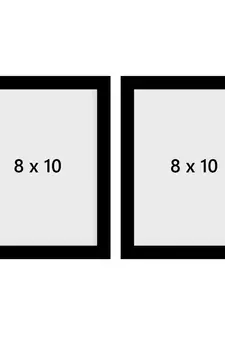 eCraftIndia Memory Wall Collage Photo Frame - Set of 2 Photo Frames for 2 Photos of 8"x10"