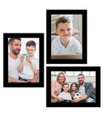 eCraftIndia Memory Wall Collage Photo Frame - Set of 3 Photo Frames for 3 Photos of 6"x8"