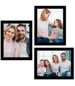 eCraftIndia Memory Wall Collage Photo Frame - Set of 3 Photo Frames for 3 Photos of 8"x10"