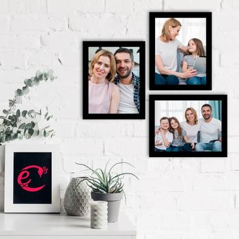 eCraftIndia Memory Wall Collage Photo Frame - Set of 3 Photo Frames for 3 Photos of 8"x10" 2
