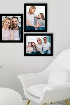 eCraftIndia Memory Wall Collage Photo Frame - Set of 3 Photo Frames for 3 Photos of 8"x10"
