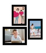 eCraftIndia Memory Wall Collage Photo Frame - Set of 3 Photo Frames for 2 Photos of 5"x7" and 1 Photo of 6"x8"