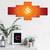 eCraftIndia Set of 5 OM Positive Vibes Premium Sunboard Panels Painting