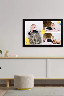 eCraftIndia Cute Baby Satin Matt Texture UV Art Painting