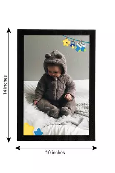eCraftIndia Cute Baby Satin Matt Texture UV Art Painting