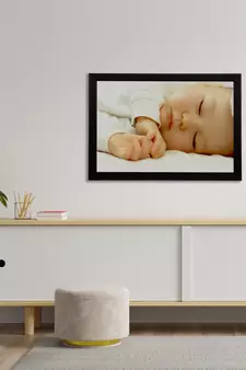 eCraftIndia Cute Baby Satin Matt Texture UV Art Painting