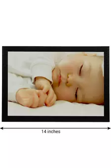 eCraftIndia Cute Baby Satin Matt Texture UV Art Painting