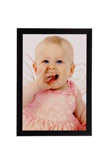 eCraftIndia Cute Baby Satin Matt Texture UV Art Painting