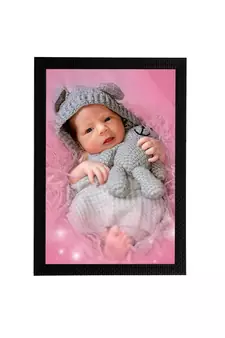 eCraftIndia Cute Baby Satin Matt Texture UV Art Painting