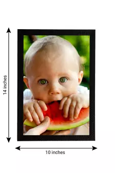 eCraftIndia Cute Baby Satin Matt Texture UV Art Painting
