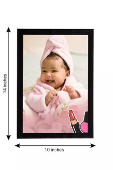 eCraftIndia Cute Baby Satin Matt Texture UV Art Painting