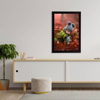 eCraftIndia Cute Baby Satin Matt Texture UV Art Painting 3