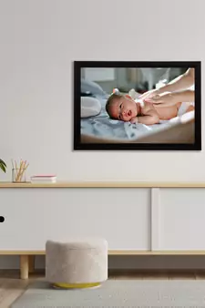 eCraftIndia Cute Baby Satin Matt Texture UV Art Painting