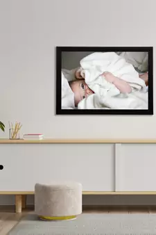 eCraftIndia Cute Baby Satin Matt Texture UV Art Painting
