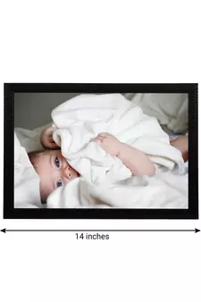 eCraftIndia Cute Baby Satin Matt Texture UV Art Painting