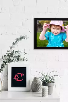 eCraftIndia Cute Baby Satin Matt Texture UV Art Painting