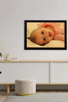 eCraftIndia Cute Baby Satin Matt Texture UV Art Painting