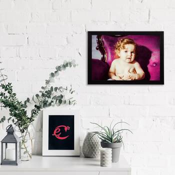 eCraftIndia Cute Baby Satin Matt Texture UV Art Painting 2