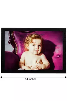 eCraftIndia Cute Baby Satin Matt Texture UV Art Painting
