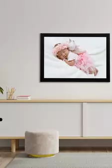 eCraftIndia Cute Baby Satin Matt Texture UV Art Painting