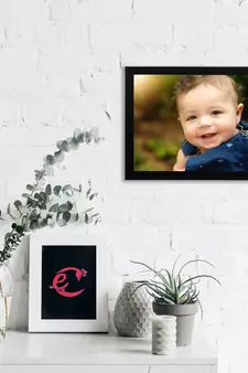 eCraftIndia Cute Baby Satin Matt Texture UV Art Painting