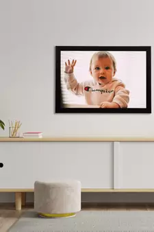 eCraftIndia Cute Baby Satin Matt Texture UV Art Painting