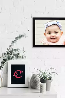 eCraftIndia Cute Baby Satin Matt Texture UV Art Painting