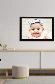eCraftIndia Cute Baby Satin Matt Texture UV Art Painting