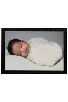 eCraftIndia Cute Baby Satin Matt Texture UV Art Painting