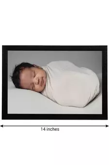 eCraftIndia Cute Baby Satin Matt Texture UV Art Painting