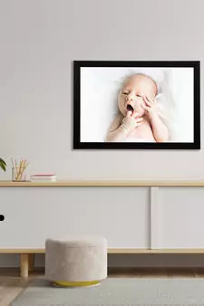 eCraftIndia Cute Baby Satin Matt Texture UV Art Painting