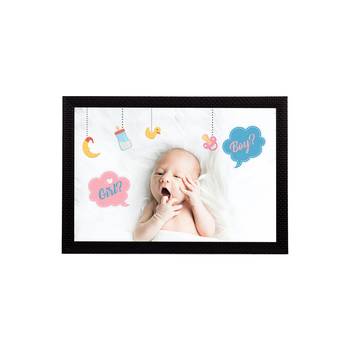 eCraftIndia Cute Baby Satin Matt Texture UV Art Painting 1