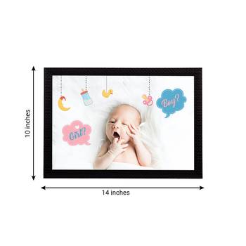 eCraftIndia Cute Baby Satin Matt Texture UV Art Painting 4