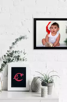 eCraftIndia Cute Baby Satin Matt Texture UV Art Painting