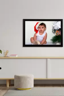eCraftIndia Cute Baby Satin Matt Texture UV Art Painting