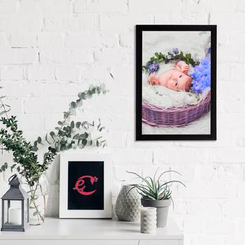 eCraftIndia Cute Baby Satin Matt Texture UV Art Painting 2