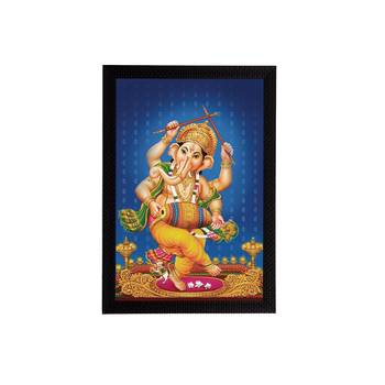 eCraftIndia Lord Ganesha Satin Matt Texture UV Art Painting 1