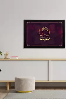 eCraftIndia Lord Ganesha Satin Matt Texture UV Art Painting