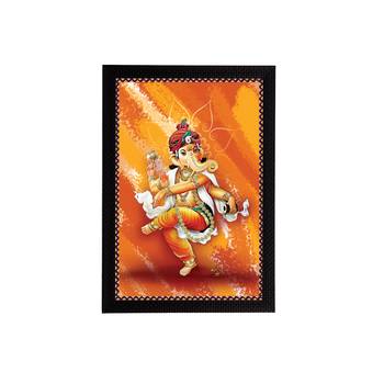 eCraftIndia Lord Ganesha Satin Matt Texture UV Art Painting 1