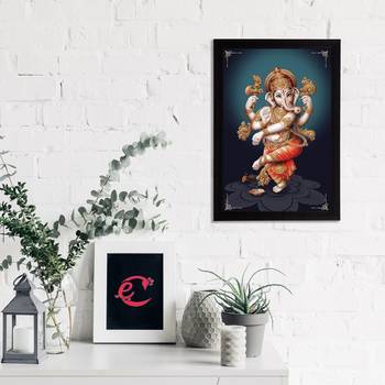 eCraftIndia Lord Ganesha Satin Matt Texture UV Art Painting 2