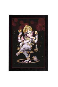 eCraftIndia Lord Ganesha Satin Matt Texture UV Art Painting