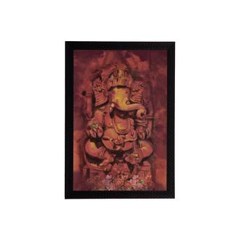eCraftIndia Lord Ganesha Satin Matt Texture UV Art Painting 1