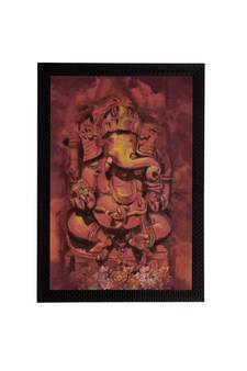 eCraftIndia Lord Ganesha Satin Matt Texture UV Art Painting