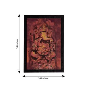 eCraftIndia Lord Ganesha Satin Matt Texture UV Art Painting 4